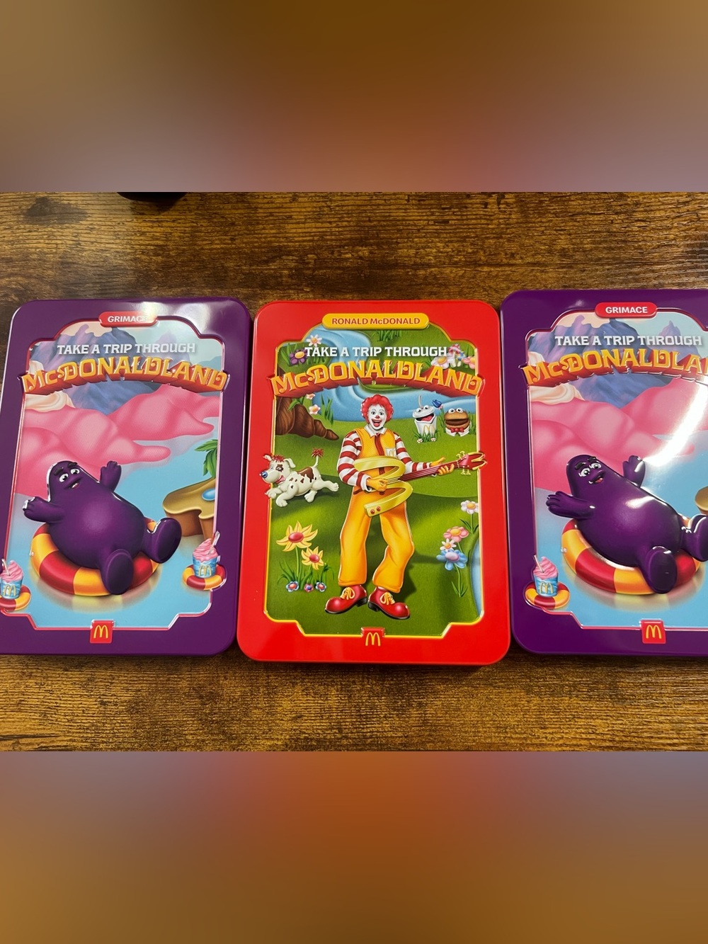 Lot of McDonaldLand tins